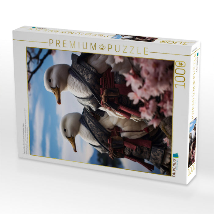 Samurai des Himmels: Samurai Vögel in Japan - CALVENDO Foto-Puzzle'