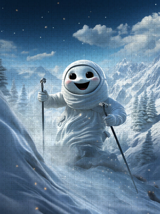 Skifahren - CALVENDO Foto-Puzzle'