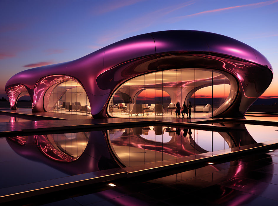 Purple Ufo - CALVENDO Foto-Puzzle'