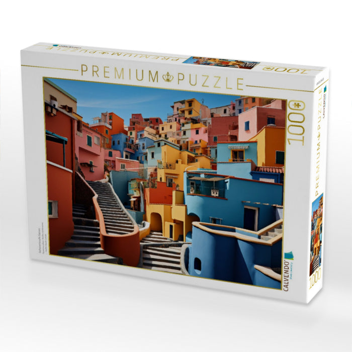 Geheimnisvolle Gassen - CALVENDO Foto-Puzzle'