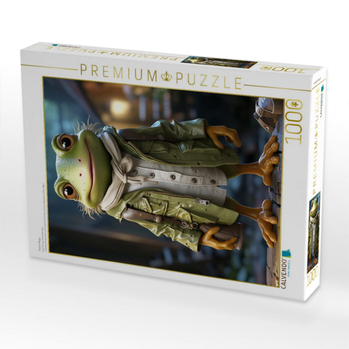 Frosch Hugo - CALVENDO Foto-Puzzle'
