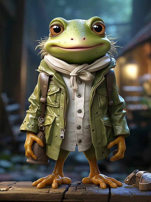 Frosch Hugo - CALVENDO Foto-Puzzle'