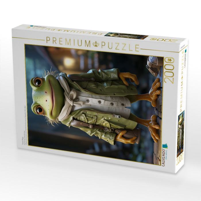 Frosch Hugo - CALVENDO Foto-Puzzle'