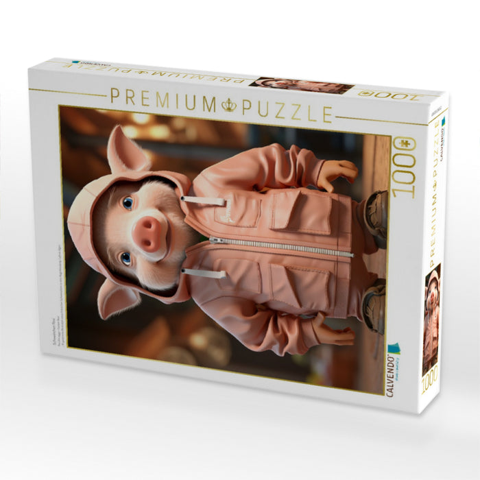 Schweinchen Rosi - CALVENDO Foto-Puzzle'