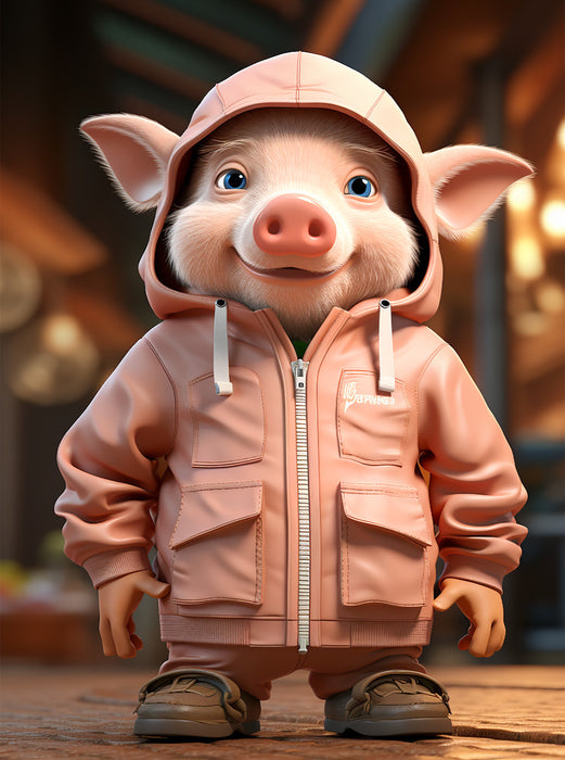 Schweinchen Rosi - CALVENDO Foto-Puzzle'