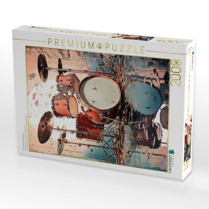 Serenade der Pastellwellen - CALVENDO Foto-Puzzle'