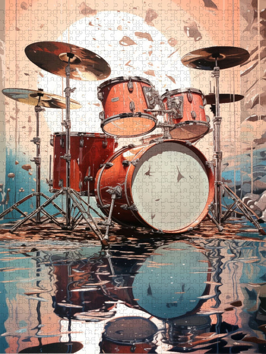 Serenade der Pastellwellen - CALVENDO Foto-Puzzle'
