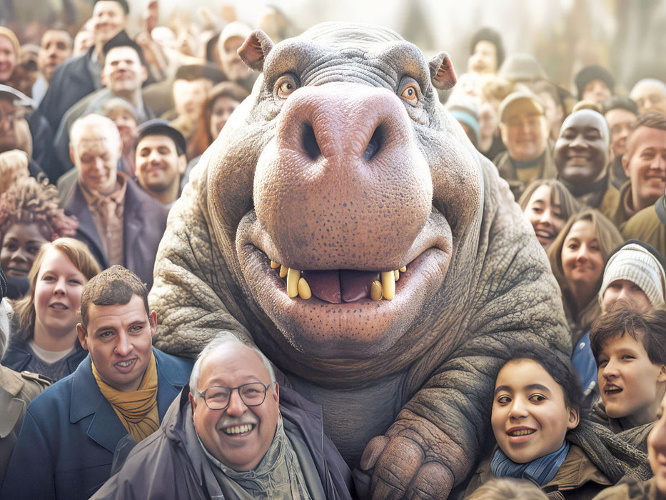 Gutmütige Giganten - CALVENDO Foto-Puzzle'