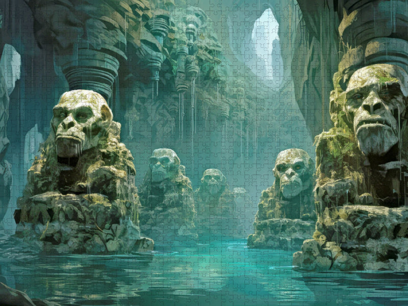 Ruinen verlorener Zivilisationen - CALVENDO Foto-Puzzle'