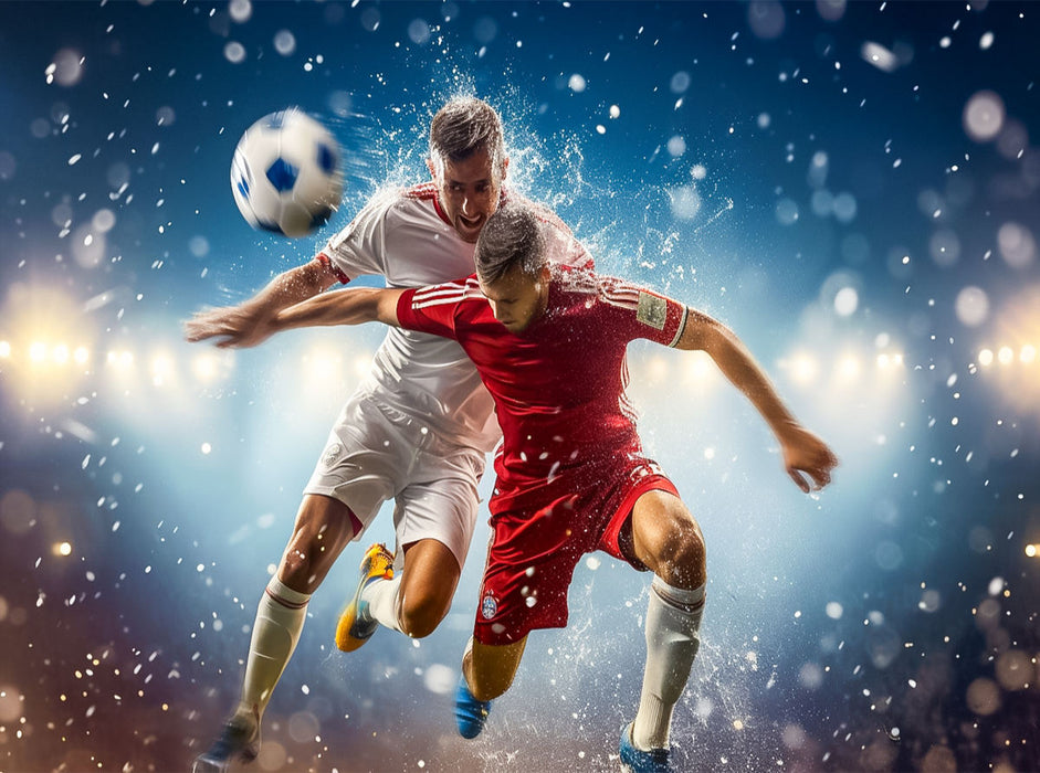 Ein Motiv aus dem Kalender Fussball - Zweikampf - CALVENDO Foto-Puzzle'