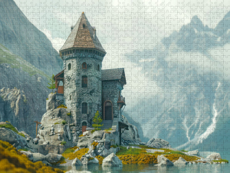 Steinhaus - CALVENDO Foto-Puzzle'