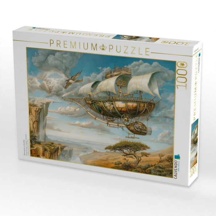 Steampunk-Luftschiffe - CALVENDO Foto-Puzzle'