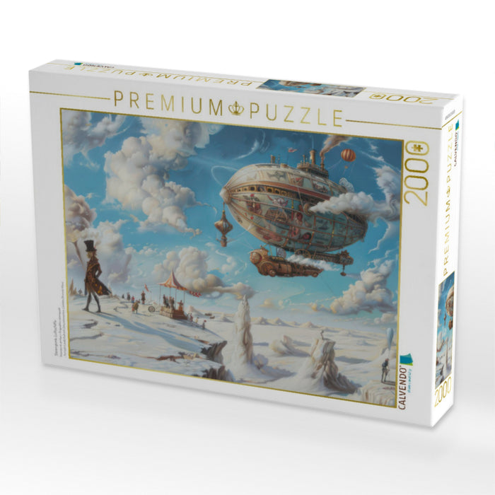 Steampunk-Luftschiffe - CALVENDO Foto-Puzzle'