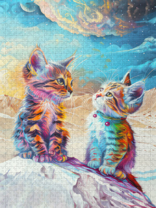 Katzenwelt - CALVENDO Foto-Puzzle'