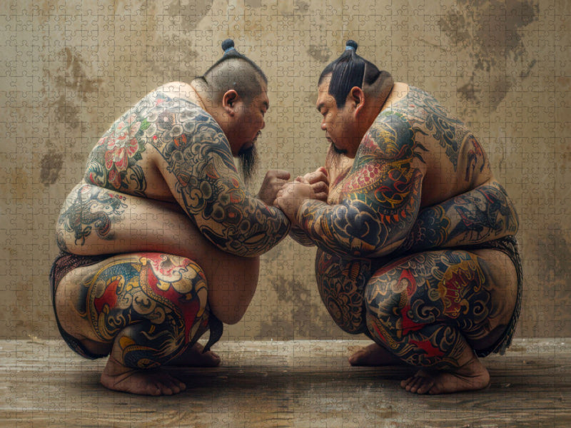 Lutte sumo - CALVENDO Foto-Puzzle'