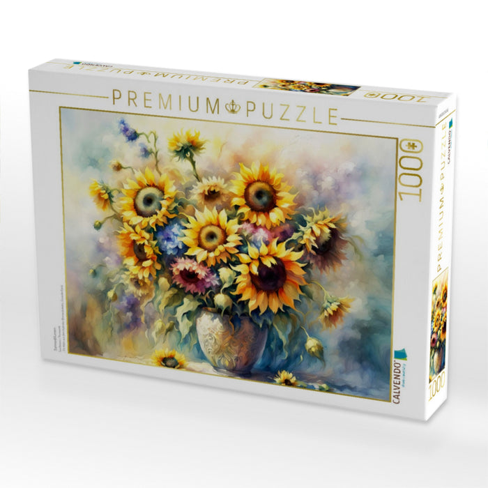 Sonnenblumen - CALVENDO Foto-Puzzle'