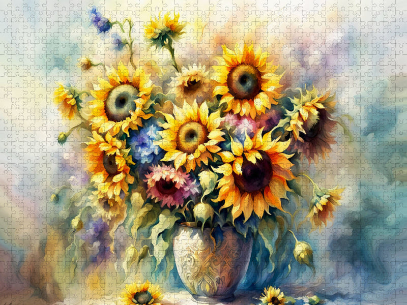 Sonnenblumen - CALVENDO Foto-Puzzle'