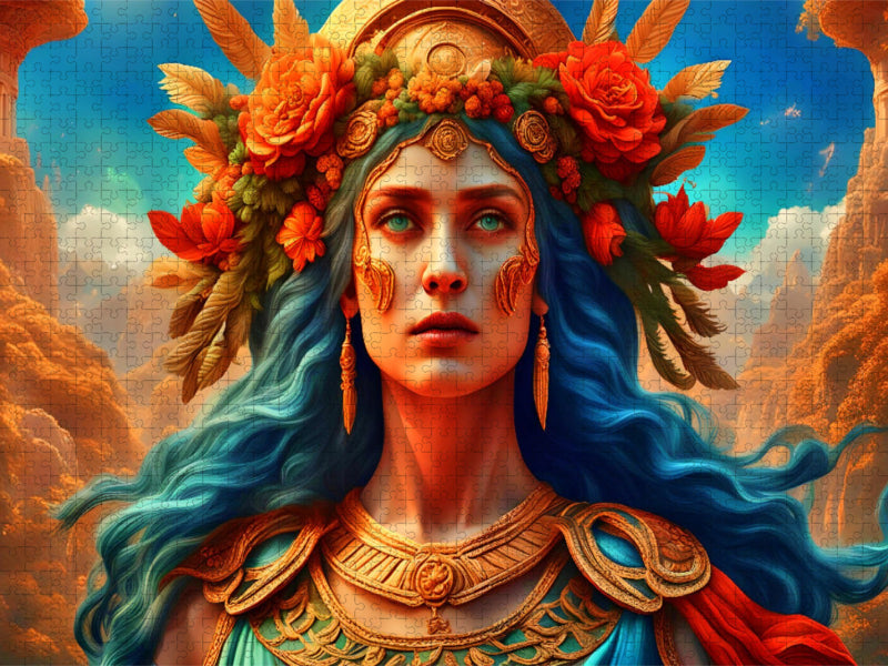 Demeter Göttin der Erdfruchtbarkeit - CALVENDO Foto-Puzzle'