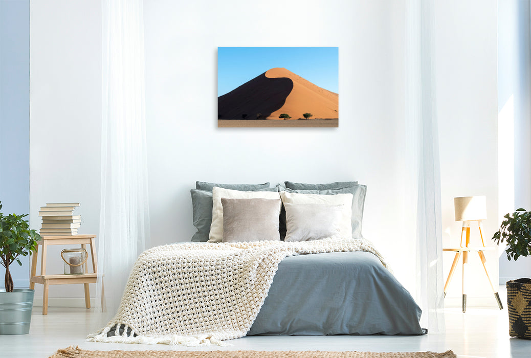 Premium Textil-Leinwand Sanddüne der Namib