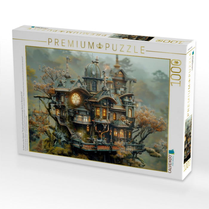 Ein Motiv aus dem Kalender "Miniaturwelt Faszinierend winzige Häuser im Steampunk-Stil" - CALVENDO Foto-Puzzle'