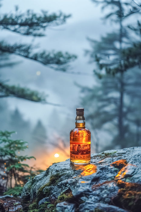 Premium Textil-Leinwand Whisky verbindet Herzen und Seelen