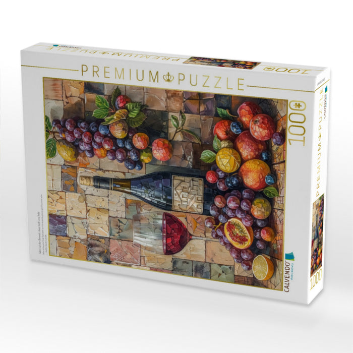Wein ist der Beweis, dass Gott uns liebt - CALVENDO Foto-Puzzle'