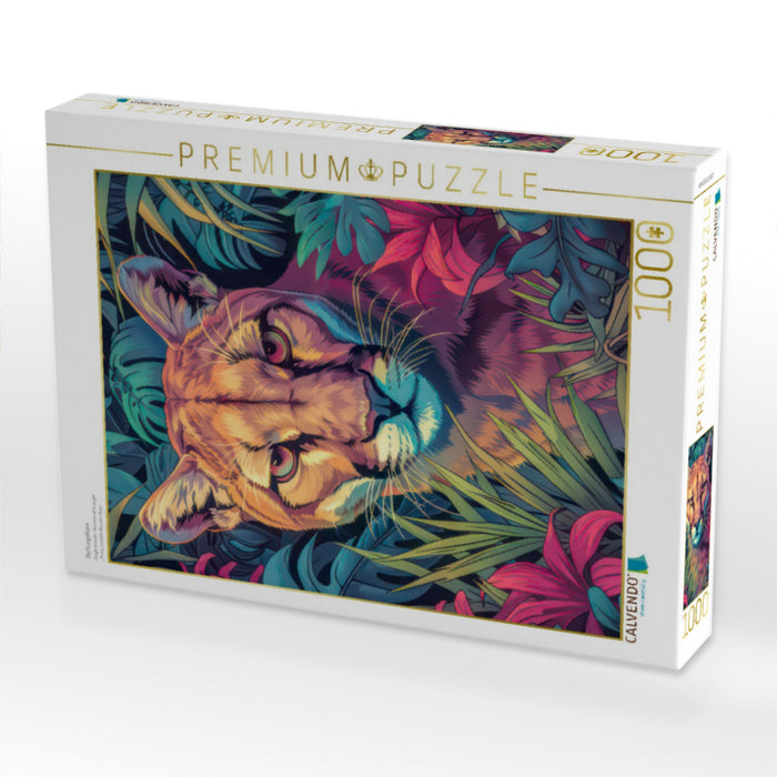 Dschungeltiere - CALVENDO Foto-Puzzle'