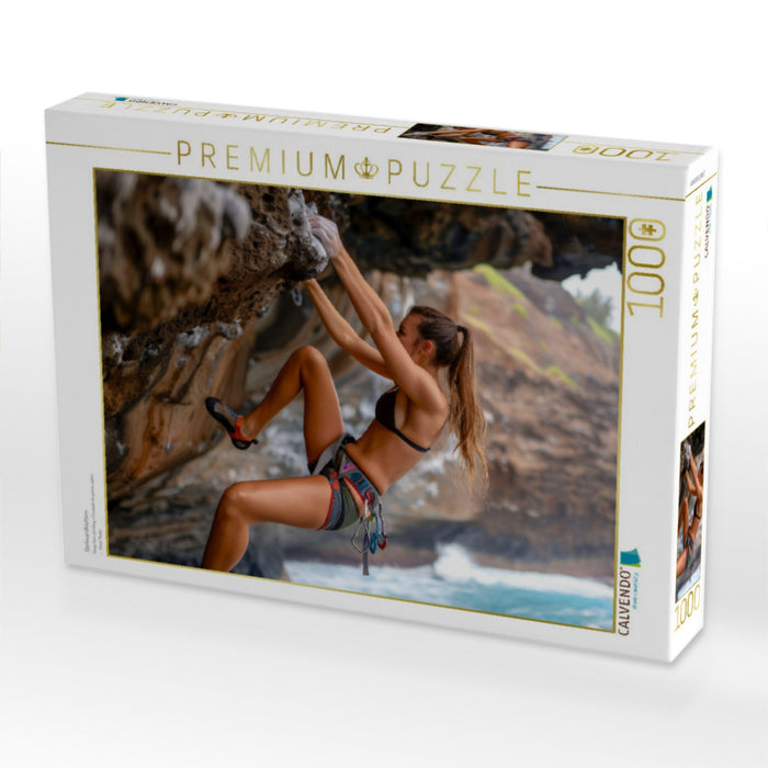 Steilwandklettern - CALVENDO Foto-Puzzle'