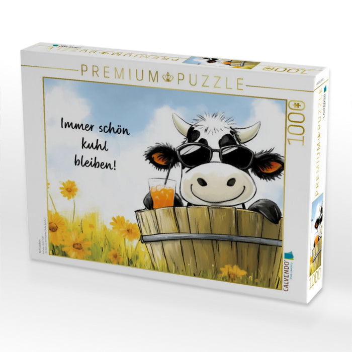 Kuhl bleiben - CALVENDO Foto-Puzzle'