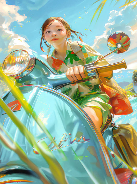 Asiatisch inspirierte Animation - CALVENDO Foto-Puzzle'