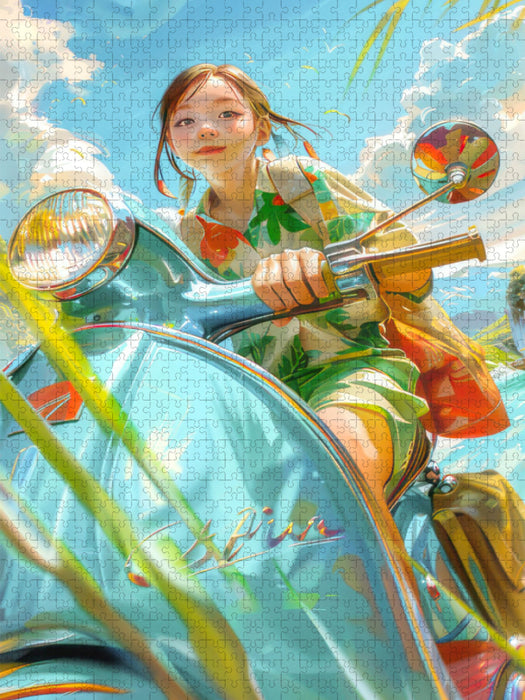 Asiatisch inspirierte Animation - CALVENDO Foto-Puzzle'