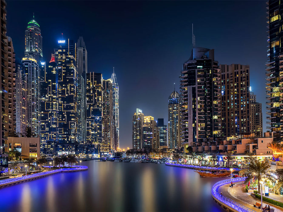 Skyline von Dubai Marina - Dubai - CALVENDO Foto-Puzzle'