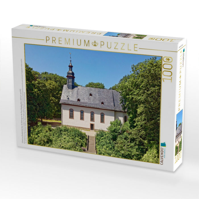Erbaut aus Dankbarkeit über die Rettung vor der Pest: Bergkapelle in Hofheim von 1773 - CALVENDO Foto-Puzzle'