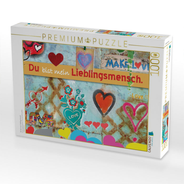 Du bist mein LIeblingsmensch. - CALVENDO Foto-Puzzle'