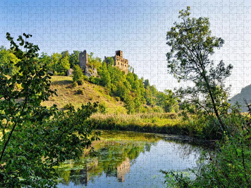 Burgruine Niederhaus - CALVENDO Foto-Puzzle'