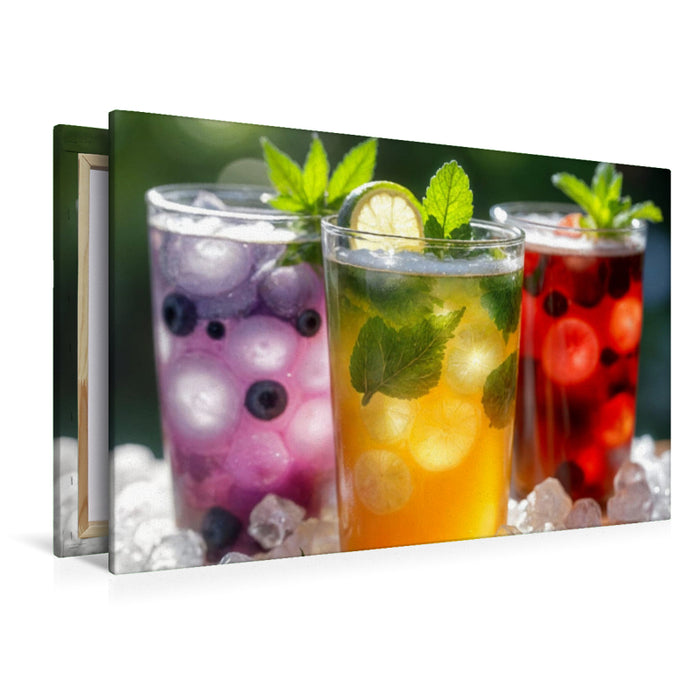 Premium Textil-Leinwand Cold Brew Tea