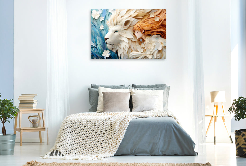 Premium Textil-Leinwand Ein Motiv aus dem Kalender "Das leise Lachen der Feen"