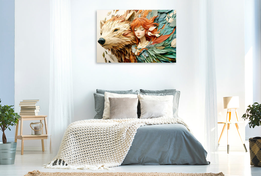 Premium Textil-Leinwand Ein Motiv aus dem Kalender "Das leise Lachen der Feen"