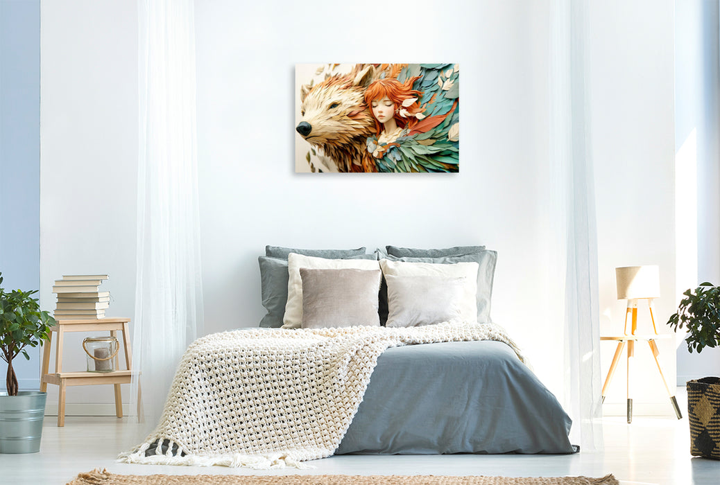 Premium Textil-Leinwand Ein Motiv aus dem Kalender "Das leise Lachen der Feen"