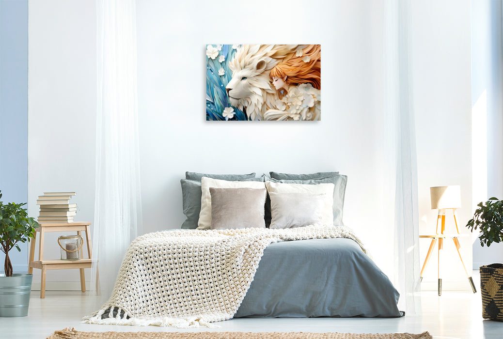 Premium Textil-Leinwand Ein Motiv aus dem Kalender "Das leise Lachen der Feen"