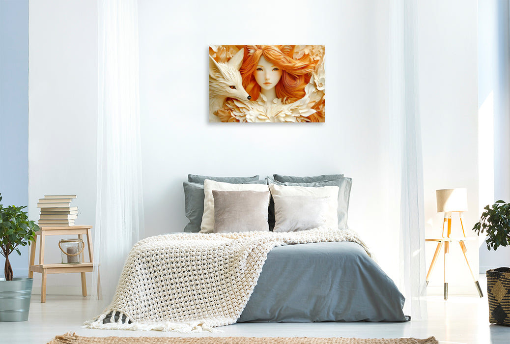 Premium Textil-Leinwand Ein Motiv aus dem Kalender Das leise Lachen der Feen
