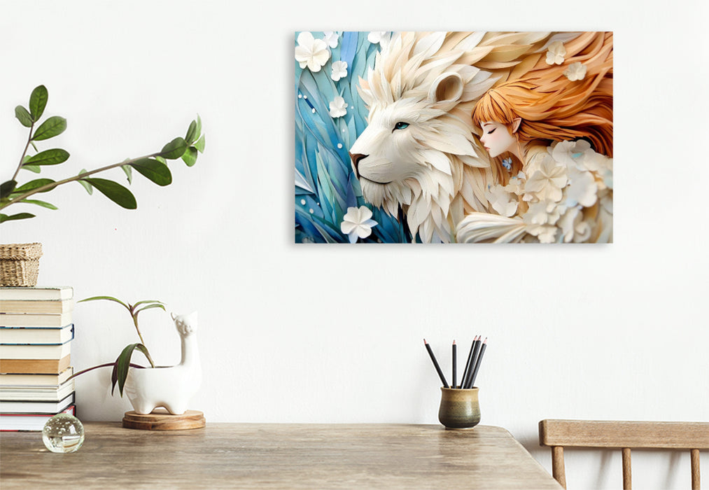 Premium Textil-Leinwand Ein Motiv aus dem Kalender "Das leise Lachen der Feen"