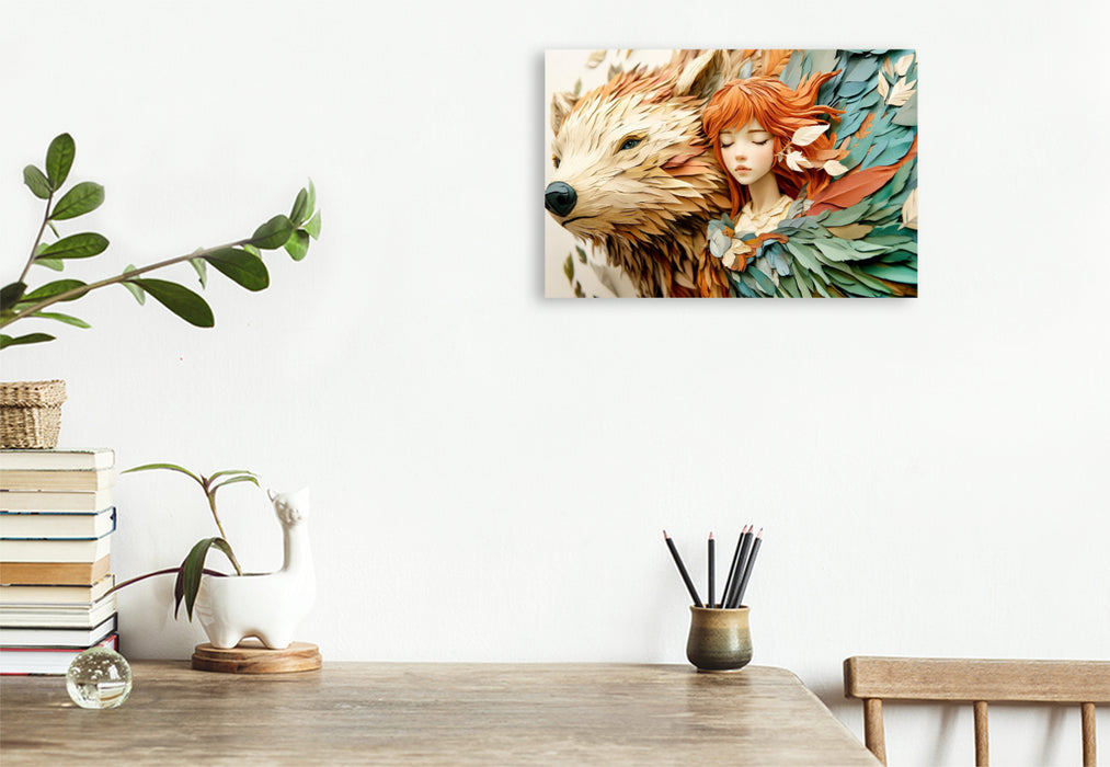 Premium Textil-Leinwand Ein Motiv aus dem Kalender "Das leise Lachen der Feen"