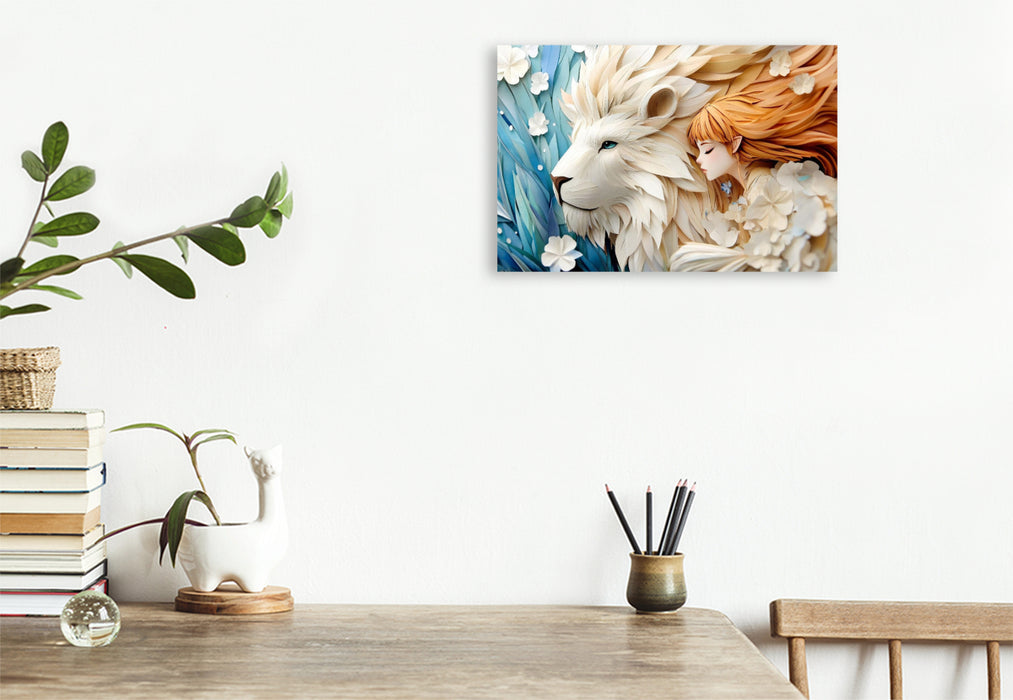 Premium Textil-Leinwand Ein Motiv aus dem Kalender "Das leise Lachen der Feen"