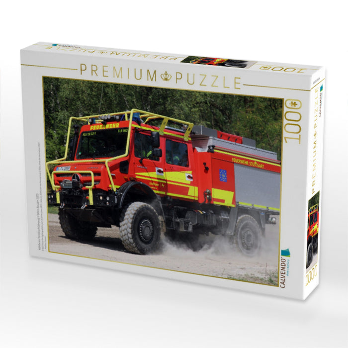 Waldbrand Tanklöschfahrzeug U 5023, Baujahr 2023 - CALVENDO Foto-Puzzle'