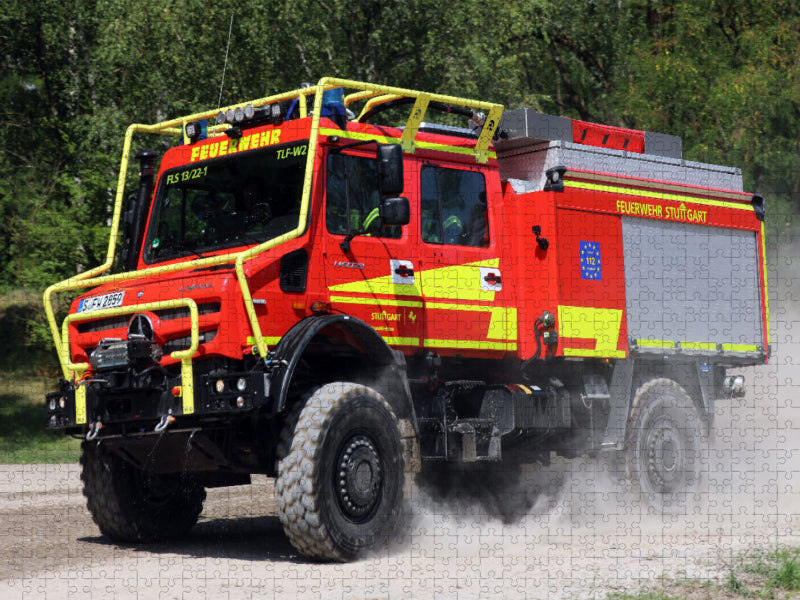 Waldbrand Tanklöschfahrzeug U 5023, Baujahr 2023 - CALVENDO Foto-Puzzle'