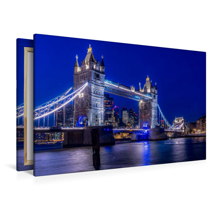 Premium Textil-Leinwand Tower Bridge