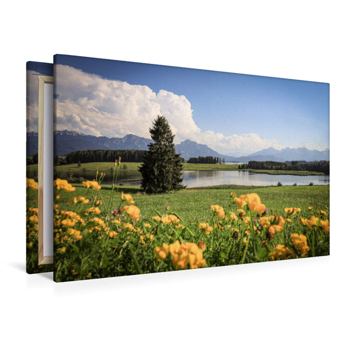 Premium Textil-Leinwand Vilsalpsee