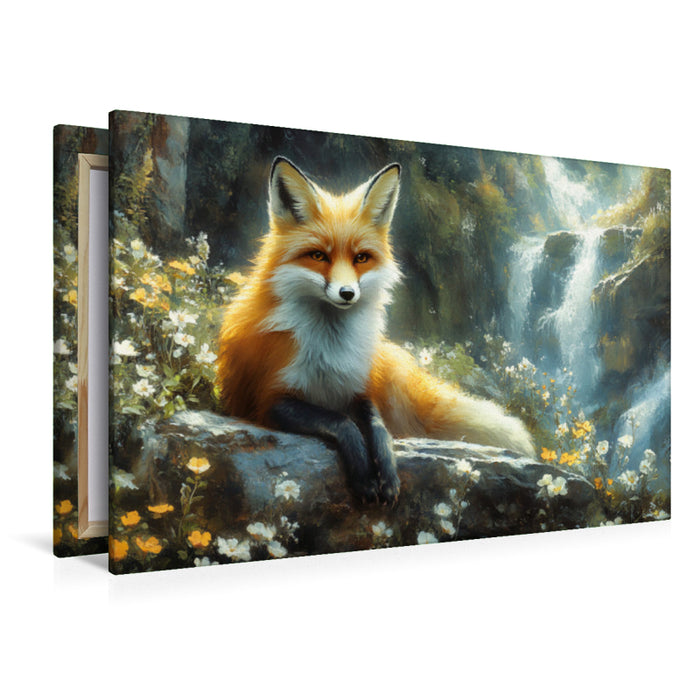 Premium Textil-Leinwand Märchenhafte Anmut