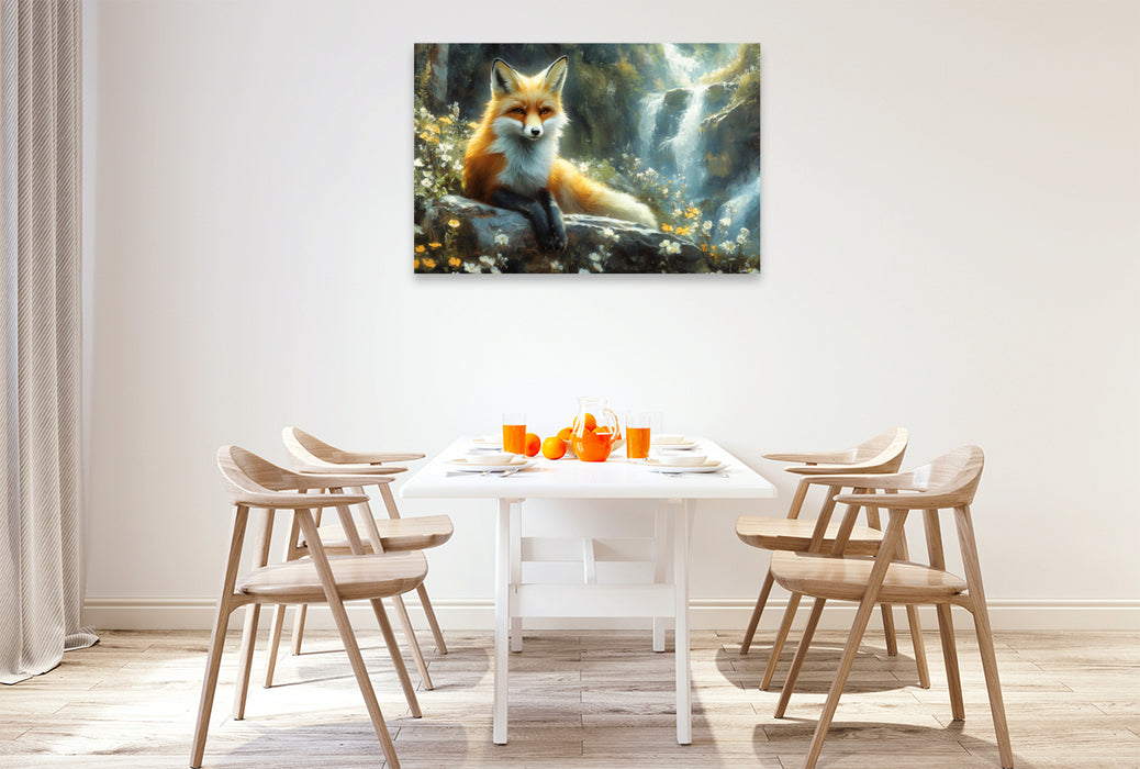 Premium Textil-Leinwand Märchenhafte Anmut